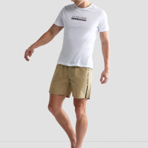 U.S. Polo Assn. Men Mid Rise Solid Lounge Shorts