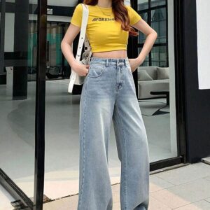 Aadvi Fashion Women Comfort Baggy Fit High-Rise Stretchable Jeans