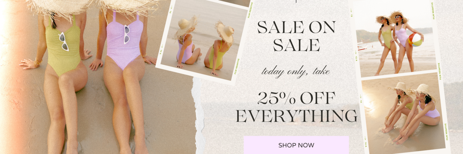 Sale On Sale Clothing Brand Website Homepage Banner