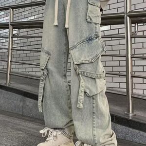 StyleCast Men Baggy Fit Mid-Rise Jeans